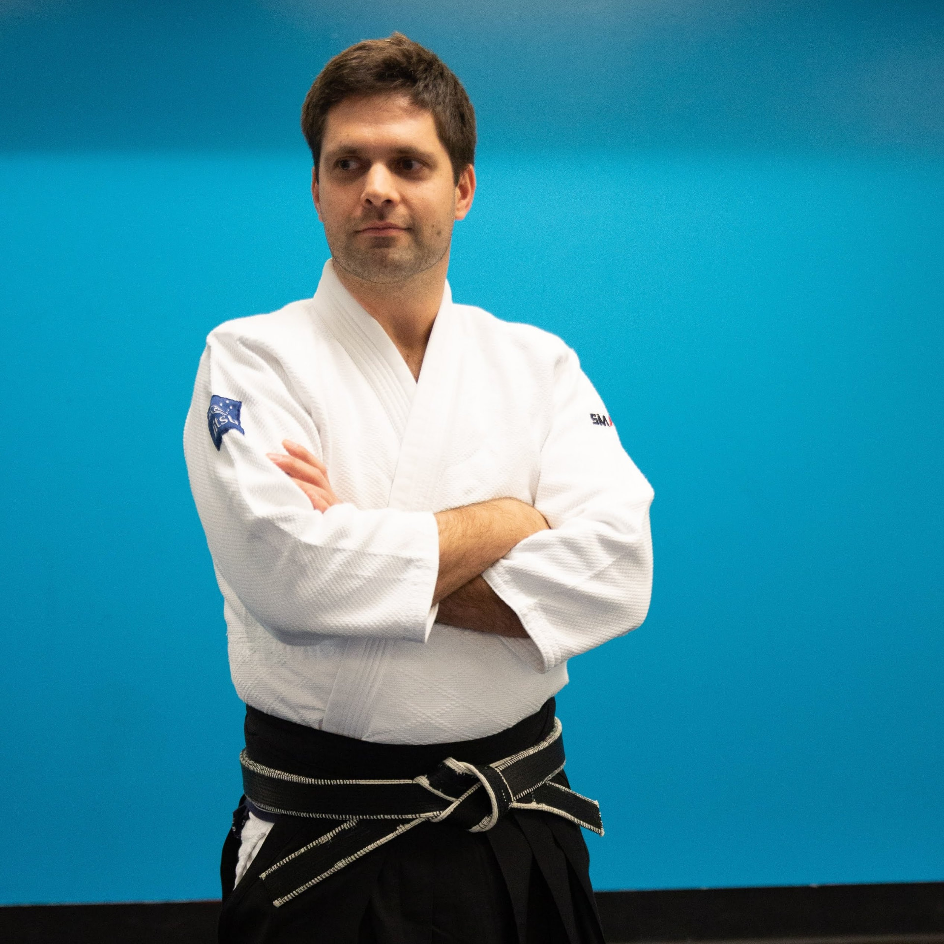 Franck Royer on the mat